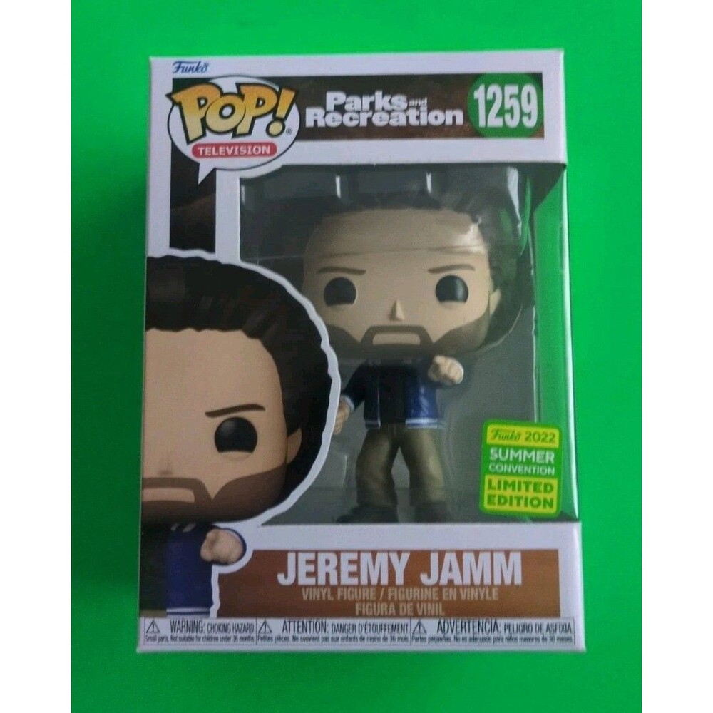 Funko Pop! Jeremy Jamm 1259 SDCC Parks And Recreation Exclusive